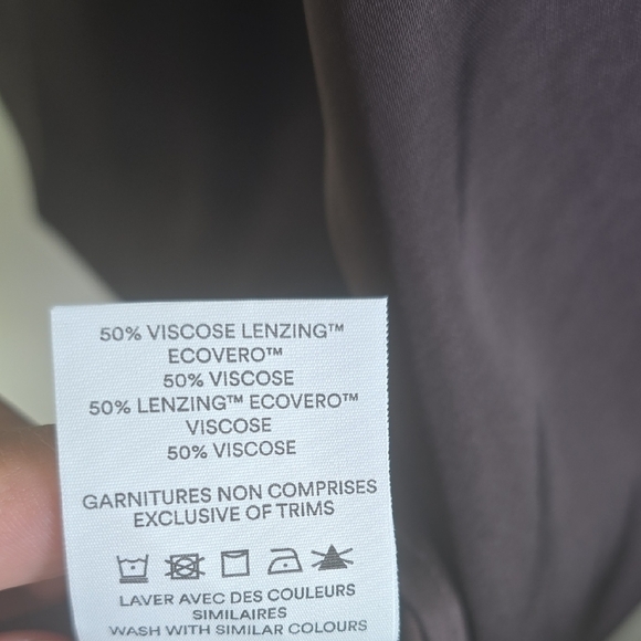 Frank and Oak Elegant Black Asymmetrical Skirt Size Xl NwT - Picture 7 of 8